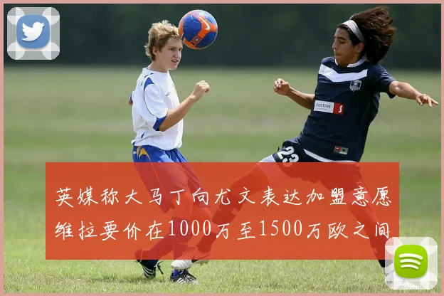 英媒称大马丁向尤文表达加盟意愿维拉要价在1000万至1500万欧之间